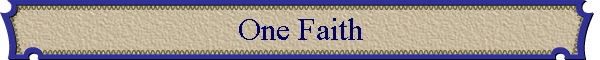 One Faith